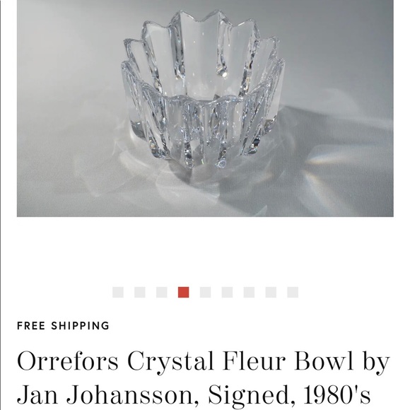 Orrefors Crystal Bowl - Picture 4 of 11